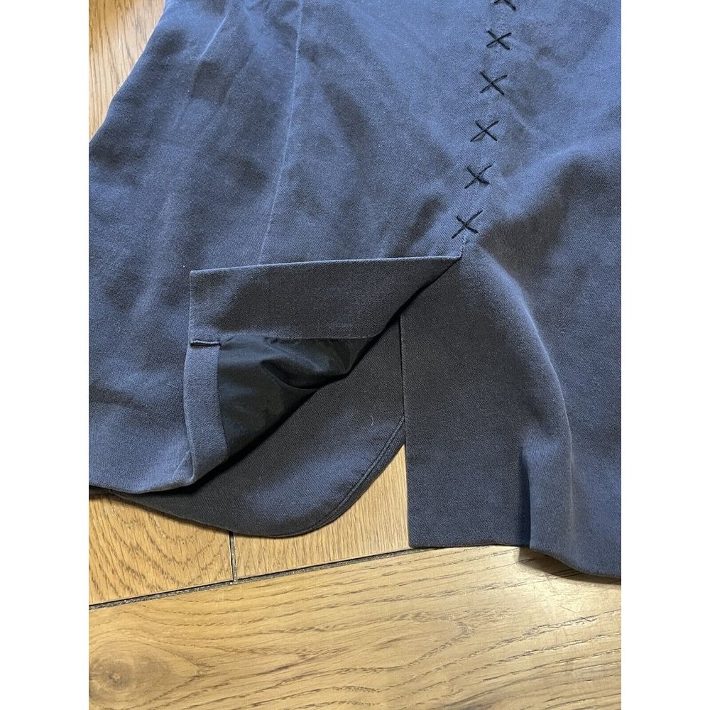 GoSilk Go Silk Women's Size 6‎ Moto Jacket Zip Up Pockets & Sleeves Mob Wife - Picture 13 of 16